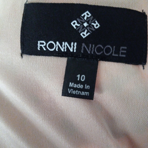 Ronni Nicole multi color floral print sleeveless dress size 10 - Picture 9 of 9